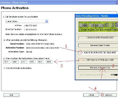 adobe cs3 activation code